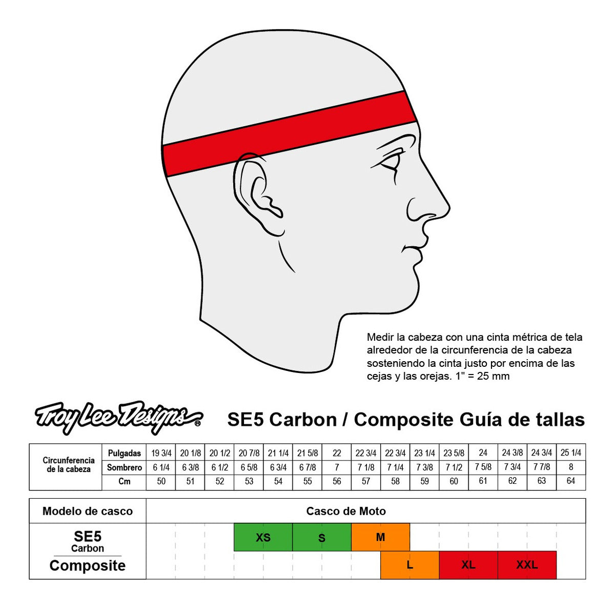 Casco Troy Lee Designs Se5 Composite Graph Red / Black
